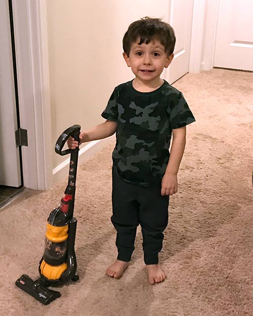 Barbara and Jordy on the couch