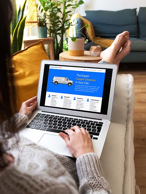 Cleaning advice onscreen